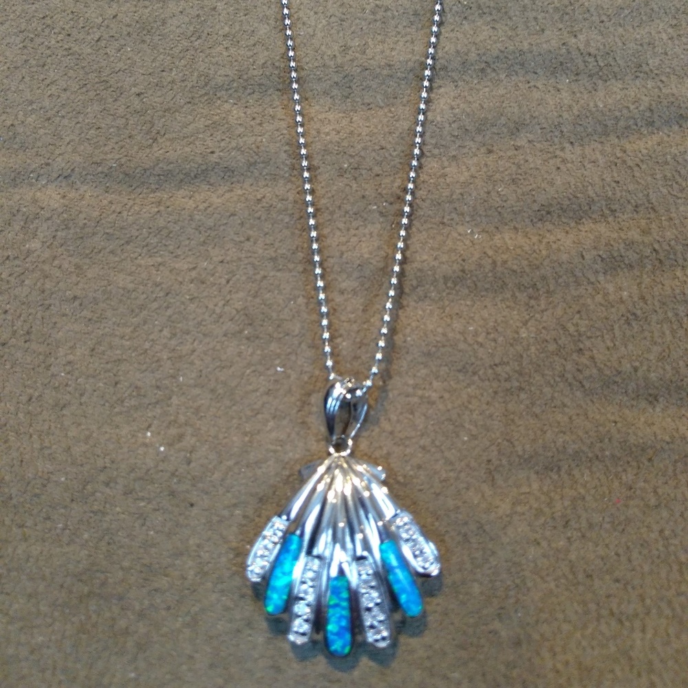 Sterling Seashell Necklace